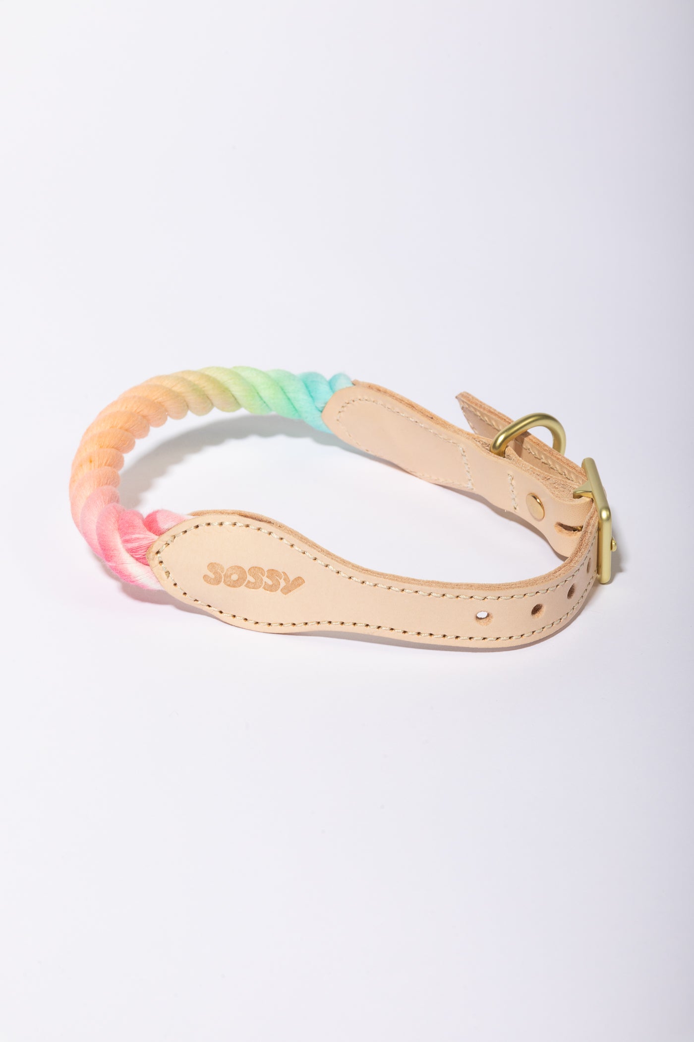 Paddle pop leather collar